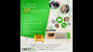 GP 27A MN27 Ultra Alkaline Battery High Voltage 12V. #gskey #uae #key #new