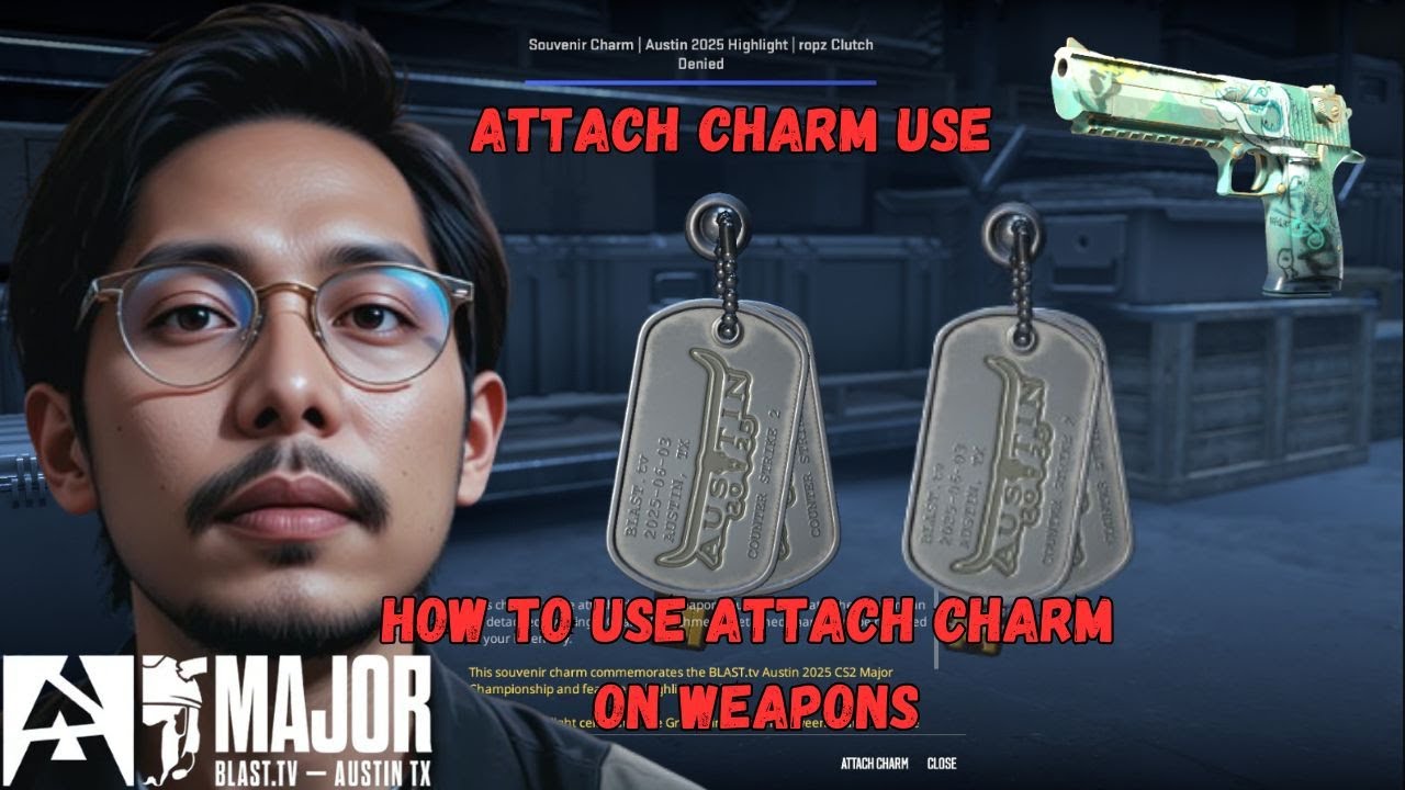 How To Use Attach Charms In CS2 (Counter-Strike 2 Guide) - YouTube