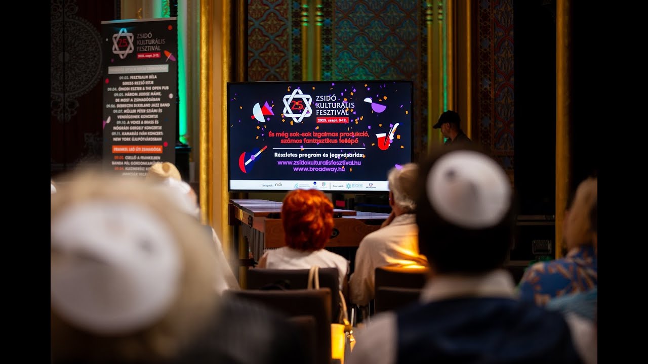 Sajtótájékoztató: színezüstbe csomagoltuk az idei Zsidó Kulturális  Fesztivált ✡🕍🎻🎹🎷🎼