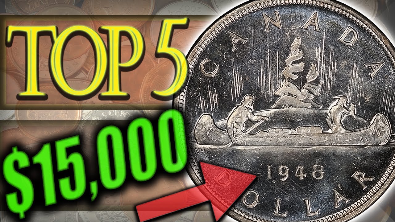 5 VALUABLE CANADIAN SILVER DOLLARS WORTH MONEY RARE DOLLAR COINS IN 5 VALUABLE CANADIAN SILVER DOLLARS WORTH MONEY RARE DOLLAR COINS IN