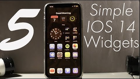 5 Simple Ios 14 Widgets
