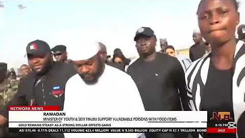 Minister of Youth and Seyi Tinubu Supports Vulnerable with Food in Sokoto