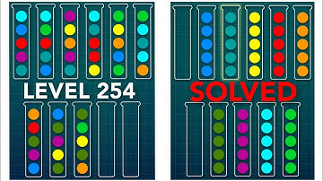 Ball Sort Puzzle Level 254 - Complete