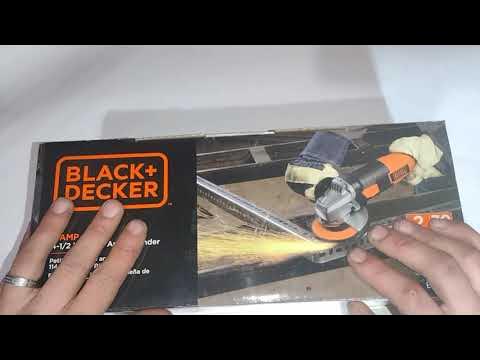 BLACK+DECKER Angle Grinder Tool, 4-1/2-Inch, 6 Amp (BDEG400) 