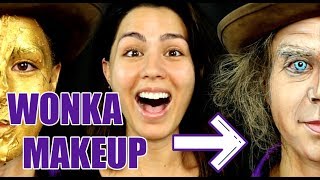WILLY WONKA Makeup Transformation w/ Megan Batoon | Gene Wilder Version