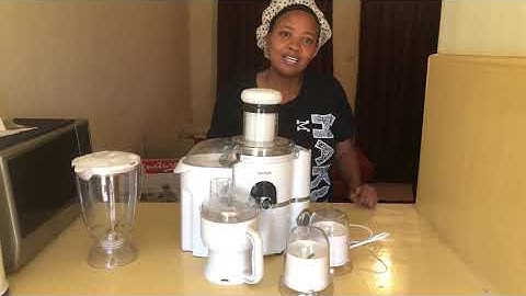 5in1 Food processor unboxing | Best fruits   for a detox juice cleanse