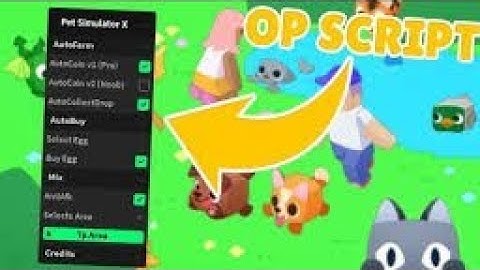 Roblox pet simulator x working gui (arceus x) (VERY OP)