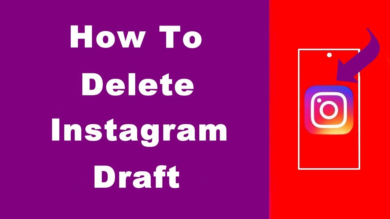 How to Delete Instagram Drafts—Photo or Video Drafts (NEW) YouTube