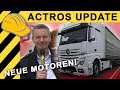 NEUER ACTROS MP4 - MERCEDES HINTER DEN KULISSEN | Motoren, Notbremsassistent ABA4 -