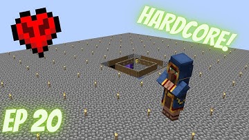 Making an *OP* wandering trader farm in HARDCORE SUPERFLAT minecraft