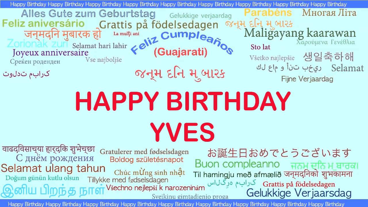 Yves Languages Idiomas Happy Birthday Youtube
