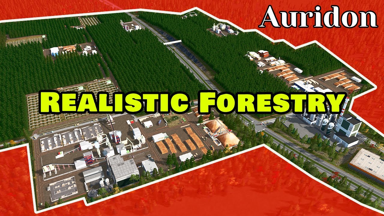 Creating a REALISTIC Forestry Industry in Cities Skylines! Auridon YouTube