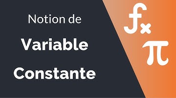 Algorithme #2 : Notion de variable et de constante