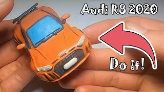Making Audi R8 2020 From Clay In 5 Minutes