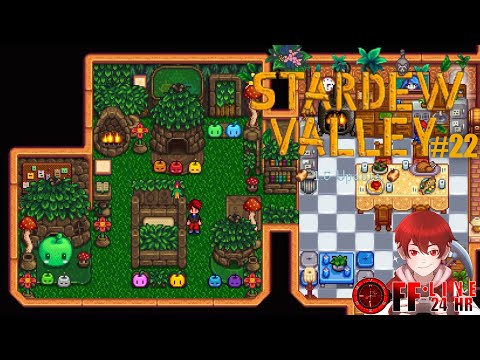 Offline24HrStardewvalley1.6เฟอร์นิเจอร์จูนิโม่แต่งบ้านแนวป่าเขียวชอุ่มต Stardew valley 1.6   เฟอร์นิเจอร์จูนิโม่ แต่งบ้านแนวป่าเขียวชอุ่ม  ตอนที่22  ปลูกผัก 