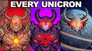Every Unicron in Transformers Explained