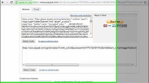 add paypal donate button to blogger