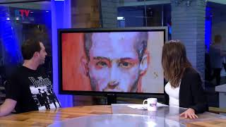 Tal Slutzker, artist behind the “Now” solo exhibition - Oct. 25, 2017