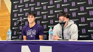 Jake West & Angelo Ciaravino Postgame | Northwestern vs. Iowa State