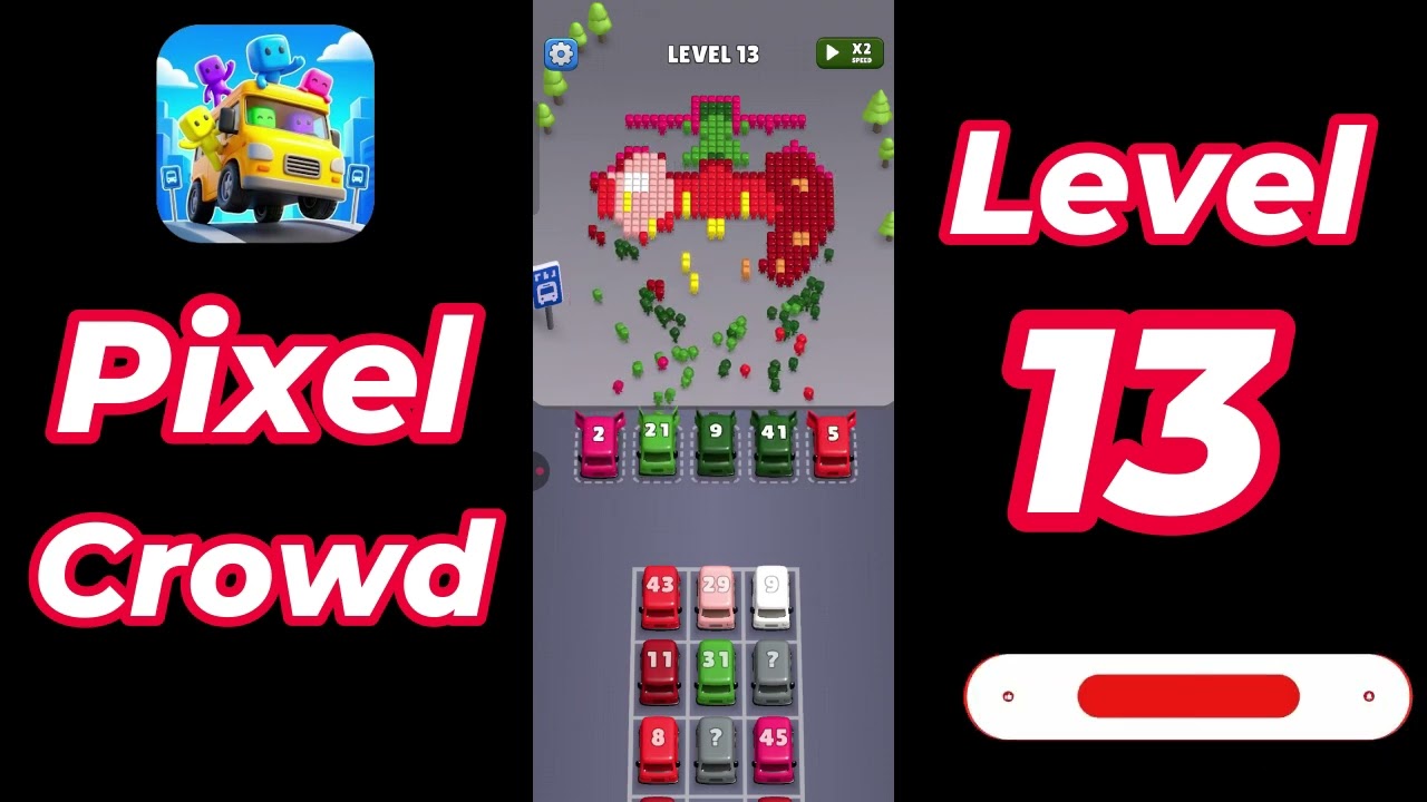Pixel Crowd Level 13 Walkthrough | Full Gameplay Solution