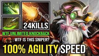 は？100%MAX敏捷性スピード、無限ノックバックでトラック並みの火力！ハードキャリースナイパー Dota 2 screenshot 2
