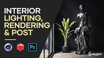 Interior Lighting, Rendering & Post in C4D, Redshift & PS