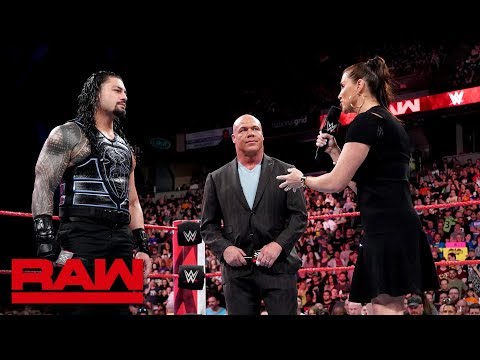 Stephanie McMahon addresses the Roman Reigns situation: Raw, May 21, 2018