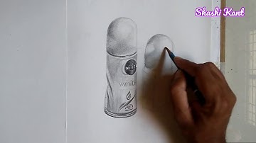 Deodorant - Object drawing for mah AAC CET - Bachelor of fine arts entrance exam