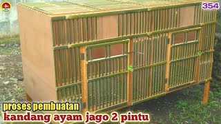 Cara Membuat Kandang Ayam 2 Pintu