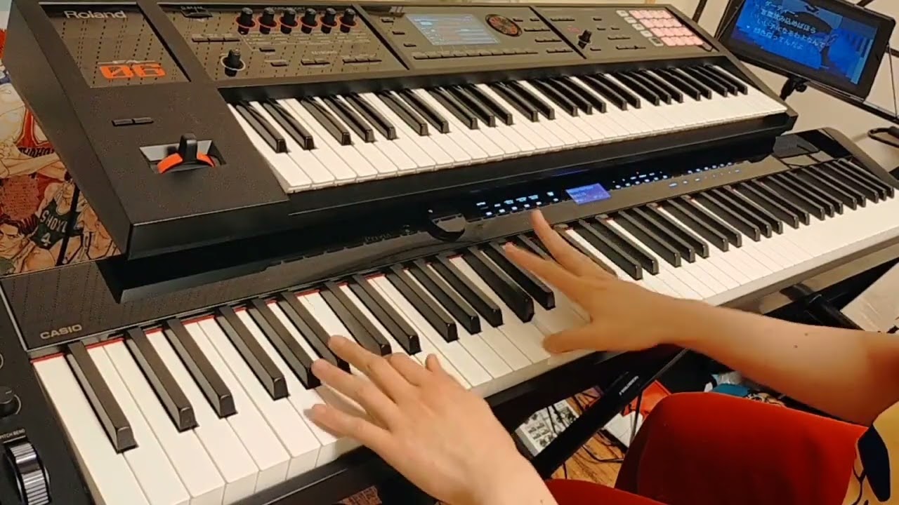 【Ado】レディメイド キーボード ピアノ 弾いてみた バンド用 FA06 CASIO(PX-S3000)