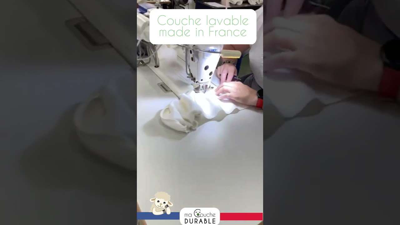 COUCHES LAVABLES - La couche bébé lavable vraiment fabriquée en France