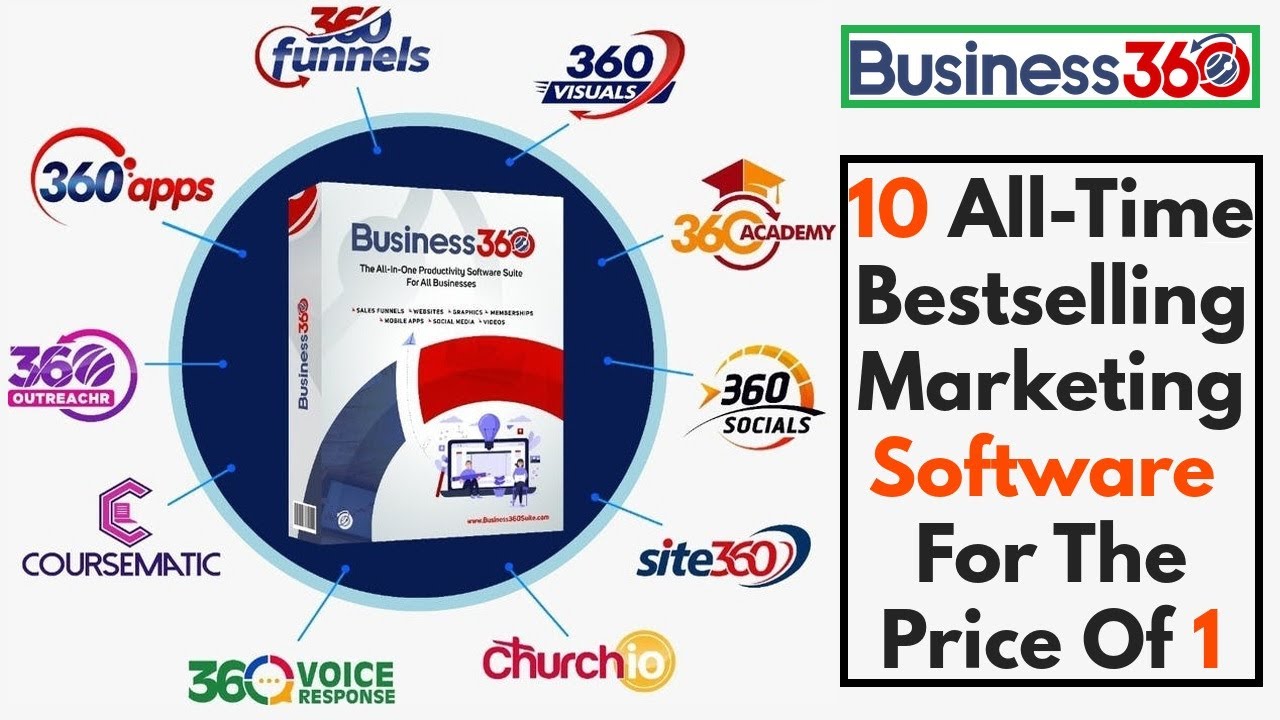 Business360 Suite Review Demo Bonus - Get 10 Bestselling Software For A Low One Time Price