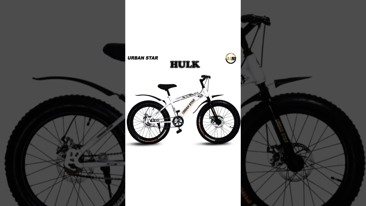 Urban Star HULK | 20T BMX | DOUBLE DISC | FATTYRES | Premium Quality | Semi Assembled | 20 T(inch)