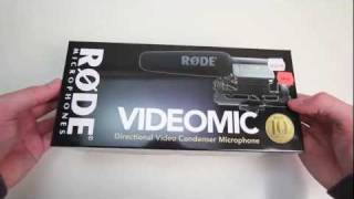 Rode Video Mic Unboxing