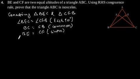 CBSE Class-9 Maths NCERT solution - Triangles - Exercise 7.3 - Problem 4