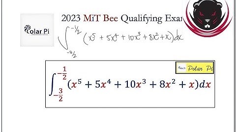 2023 MiT Integration Bee Qualifying Exam [Problem 20]