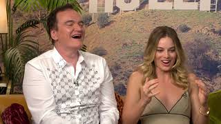 Once Upon a Time in Hollywood FINAL JUNKET Quentin Tarantino & cast!