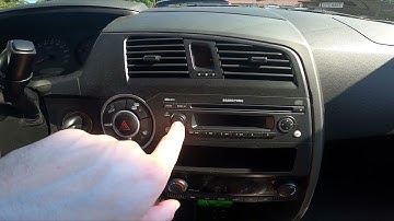 How to Turn Radio On or Off, and Change Radio Volume in SsangYong Kyron ( 2005 – 2014 )