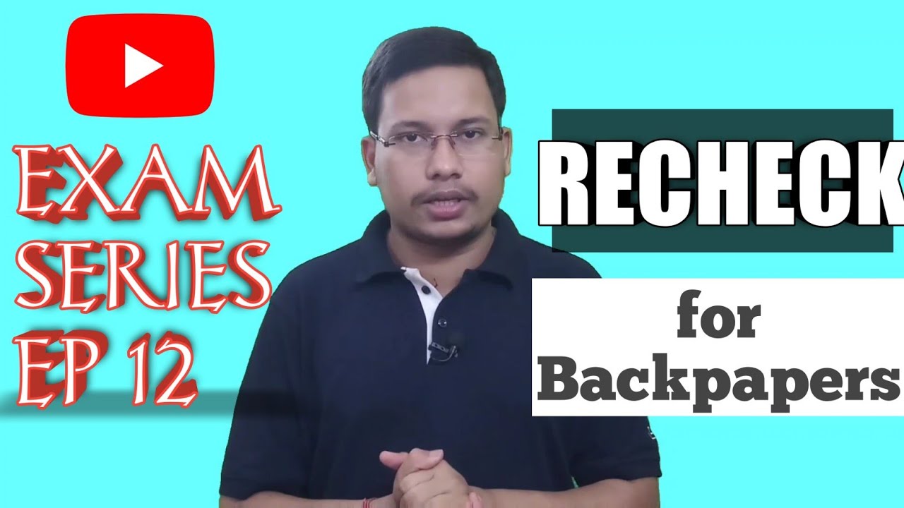 How to apply for rechecking in backpaper ? || Svnirtar, Utkala University || exam series ep 12