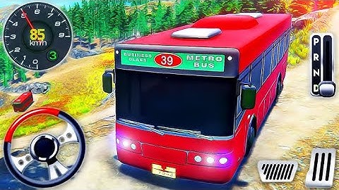 Coach Bus Offroad Driving Simulator 3D - Real Uphill Bus Drive 2025 - Android GamePlay #3