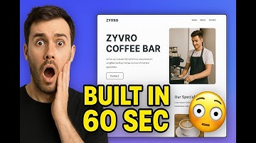 I Asked AI to Build a Website in 60 Seconds — The Result Shocked Me! 🤯 | #youtube  #website  #video