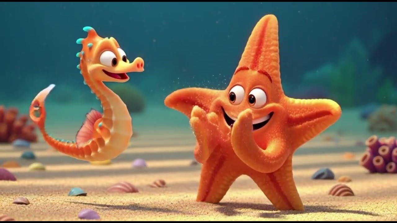 🐠 Splash! O Cavalinho do Mar Quer Brincar! | Historinha Encantada para Bebês