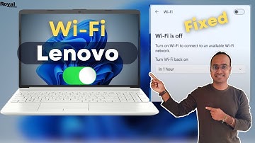 How To fix Wi-Fi button Not Working In Lenovo laptop || Wi-Fi Showing Turn Wi-Fi Back On Manually