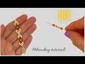 DIY beaded bracelet. Beaded jewelry. Easy beginner beading pattern