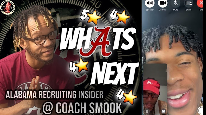 Alabama Football : Chattin W/ Coach Smook "Whats Next Alabama"