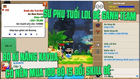 Về Máp 2016 Mở Skill 3 Đệ Tử...Cột Mốc Quan Trọng...Đập Sét TNSM Full 6s 7s Đầu Tư Lớn Cho Đệ