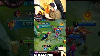 Irithel to Layla Intensive Moba 5 V 5 Fight TeamChotaGyan vs Raistar #mobilelegends #moba #mllmmmbb