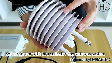 soil air sensor with lora collector and gateway system