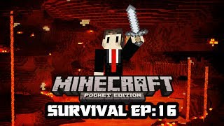 Survival Let's Play | Minecraft Pocket Edition | Episode:16 Into the nether... reactor! screenshot 1
