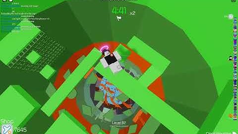 Jumping 200 Stage With ThugLife In Tower Of Hell Roblox.